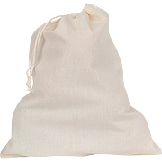 Organic Cotton Bulk & Produce Bag w/ Drawstring 10'' x 12'' - 