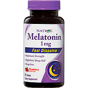 General Health Melatonin 1 mg Fast Dissolve Strawberry - 