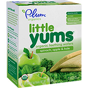 Spinach Apple Kale Organic Little Yums Teething Wafers - 