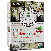 Organic Tea Linden Flower with Hawthorn & Lemon Balm - 