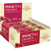 Think Thin Crunch Bars Cranberry Apple Mixed Nuts - 