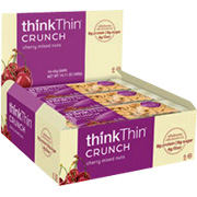 Think Thin Crunch Bars Cherry Mixed Nuts - 