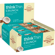 Think Thin Crunch Bars Chocolate Coconut Mixed Nuts - 