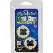 Silicone Island Rngs Dbl Stacker Gid - 
