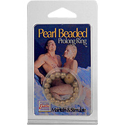 Pearl Beaded Prolong Ring Smoke - 
