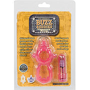 Buzz Bunny Vibrating C Ring Pink - 