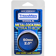 Titanmen Thick Metal C-Ring 2in. Black - 