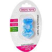 Shots Toys Super Enjoyable Vib Ring Blue - 