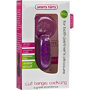 Shots Toys Clit Banger C Ring Wp-Purple - 