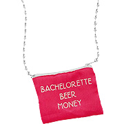 Bachelorette Beer Money Necklace - 