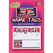 Bachelorette Name Tag Stickers - 