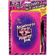 Bachelorette Memory Book W/Pen - 