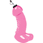Jumbo Dicky Sports Bottle Pink - 