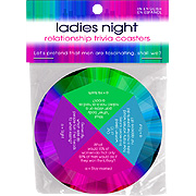 Ladies Night Relationship Trivia Coaster - 