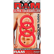 Ram Ultra Silicone Cocksweller Red - 