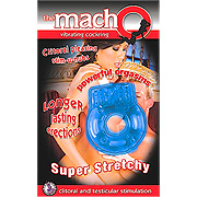 Macho Vibrating C Ring Blue - 
