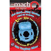 The Macho Nite Lites Vib. C-Ring Blue - 