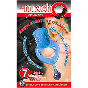 The Macho Ecstasy Vib. C-Ring Blue - 