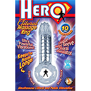 Hero C Ring & Clitoral Massager Clear - 