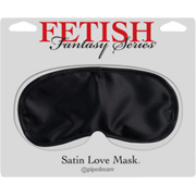 FF Love Mask Satin Blindfold Black - 