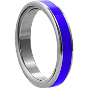 H2H C Ring Stainless 1.75in Chrome w/Blue - 