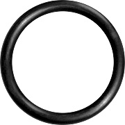 SS: Black Rubber C Ring- 1.75 Inch - 
