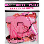 Bachelorette Party Letter Banner - 