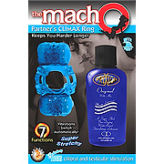 The Macho Partner Climax Ring Blue - 