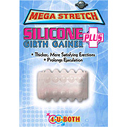 Mega Stretch Silicone Girth Gainer Plus Clear - 
