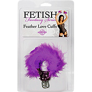 Fetish Fantasy Series Feather Love Cuffs Purple - 