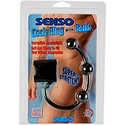 Silicone Cock Ring With Balls - 