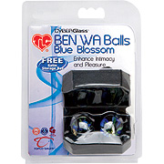 Tlc Cyberglass Ben Wa Balls Blue Blossom - 
