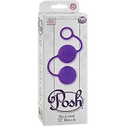 Posh Silicone O Balls Purple - 