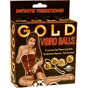 Gold 4 Vibro Balls - 