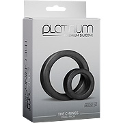 Platinum Silicone The C-Ring S/L Charcoal - 
