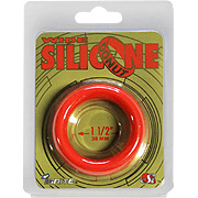 SI Wide Silicone Donut Red 1.5in - 