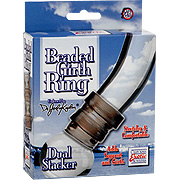 Dr. Joel Kaplan Beaded Girth Ring Dual Stacker - 