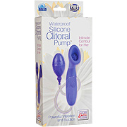 Waterproof Silicone Clitoral Pump Purple - 