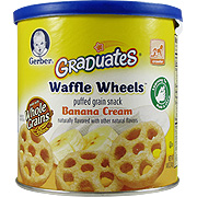 Graduates Waffle Wheels Banana Cream - 