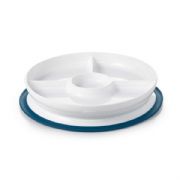 Stick & Stay Divided Plate  Navy - 