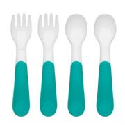 Plastic Fork & Spoon Multipack  Teal - 