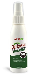 OutdoorShield All Natural Herbal Repellent Lotion Spray 5X - 