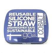 Reusable Silicone Straw Standard Cobalt - 
