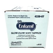Slow Flow Soft Nipples Latex Free & BPA Free - 
