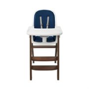 Tot Sprout High Chair Combo Navy/Walnut - 