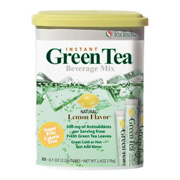 Instant Green Tea Beverage Mix Sugar Free Lemon Flavor with Splenda - 