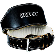 VRL Leather Lifting Belt Black 6 in S - 