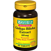 Ginkgo Biloba 60mg Standardized Extract - 