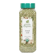 Simply Organic Fennel Seed Whole - 