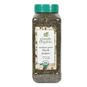 Simply Organic Black Pepper Medium Grind - 